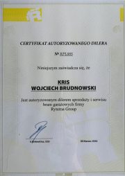 Certyfikat KRIS Brudnowski